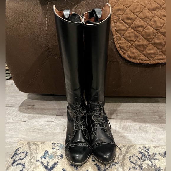 Amazonas supercomfort tall leather field boots short calf - Picture 2 of 9